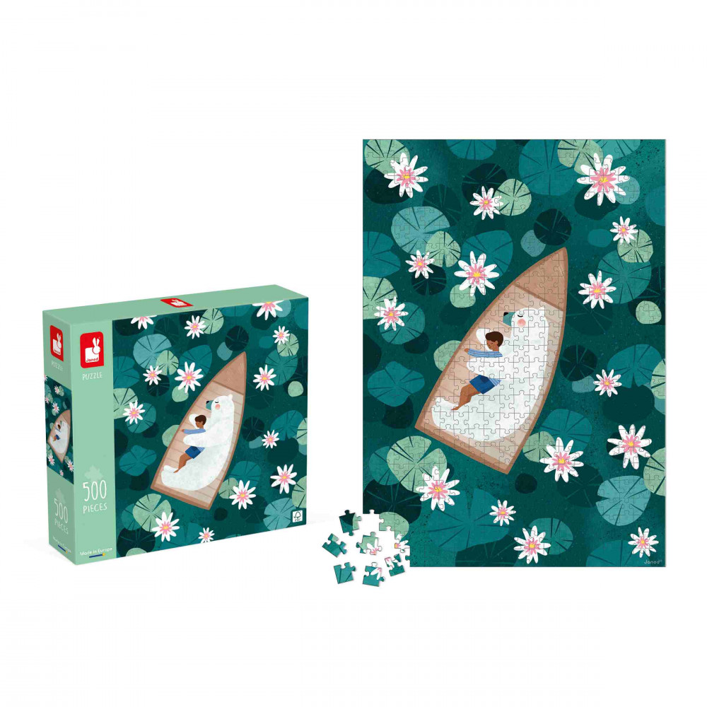 Water Lilies Puzzle 500 pieces : 500 to 2000 piece puzzles Janod J02520 Water Lilies Puzzle 500 pieces : 500 to 2000 piece puzzles Janod J02520