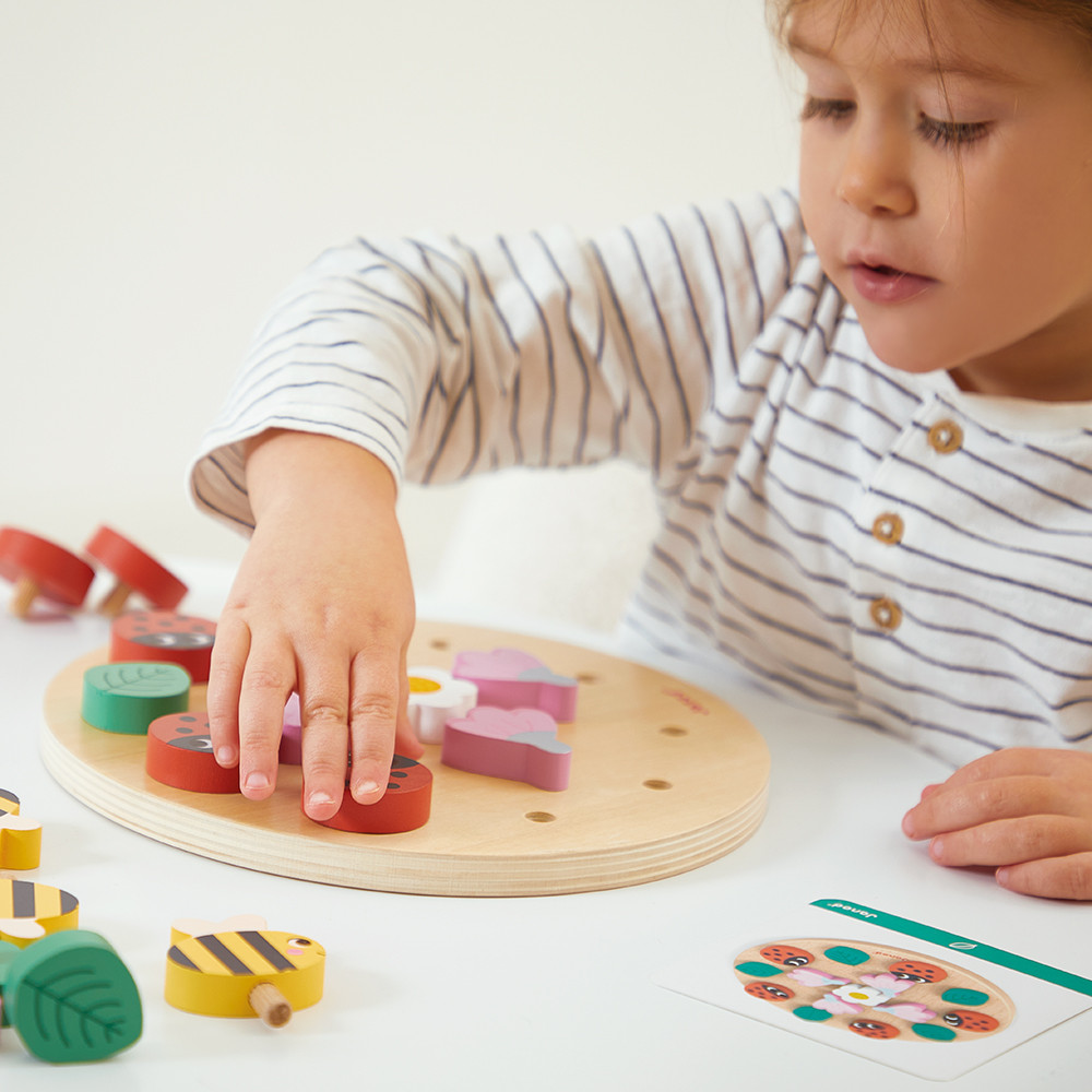 Janod - Il Mio Primo Cerca e Trova Gli Animali - Gioco da Tavolo per Bambini - Gioco di Osservazione - Dai 3 Anni, J02455