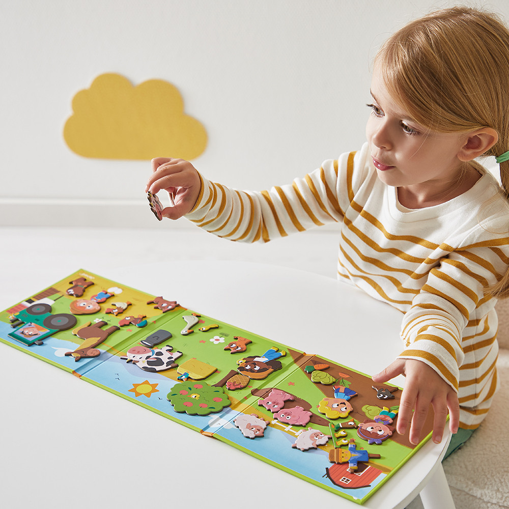 Aimants Frigo Animaux En Peluche - Environ 6x9 Cm | Jouet éducatif Magnétique Pour Bébé 1-3 Ans, Décoration Cuisine