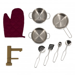 Juego de utensilios, guantes y grifo para Cocina Twist