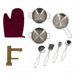 Utensil, glove and tap set for Twist Kitchen