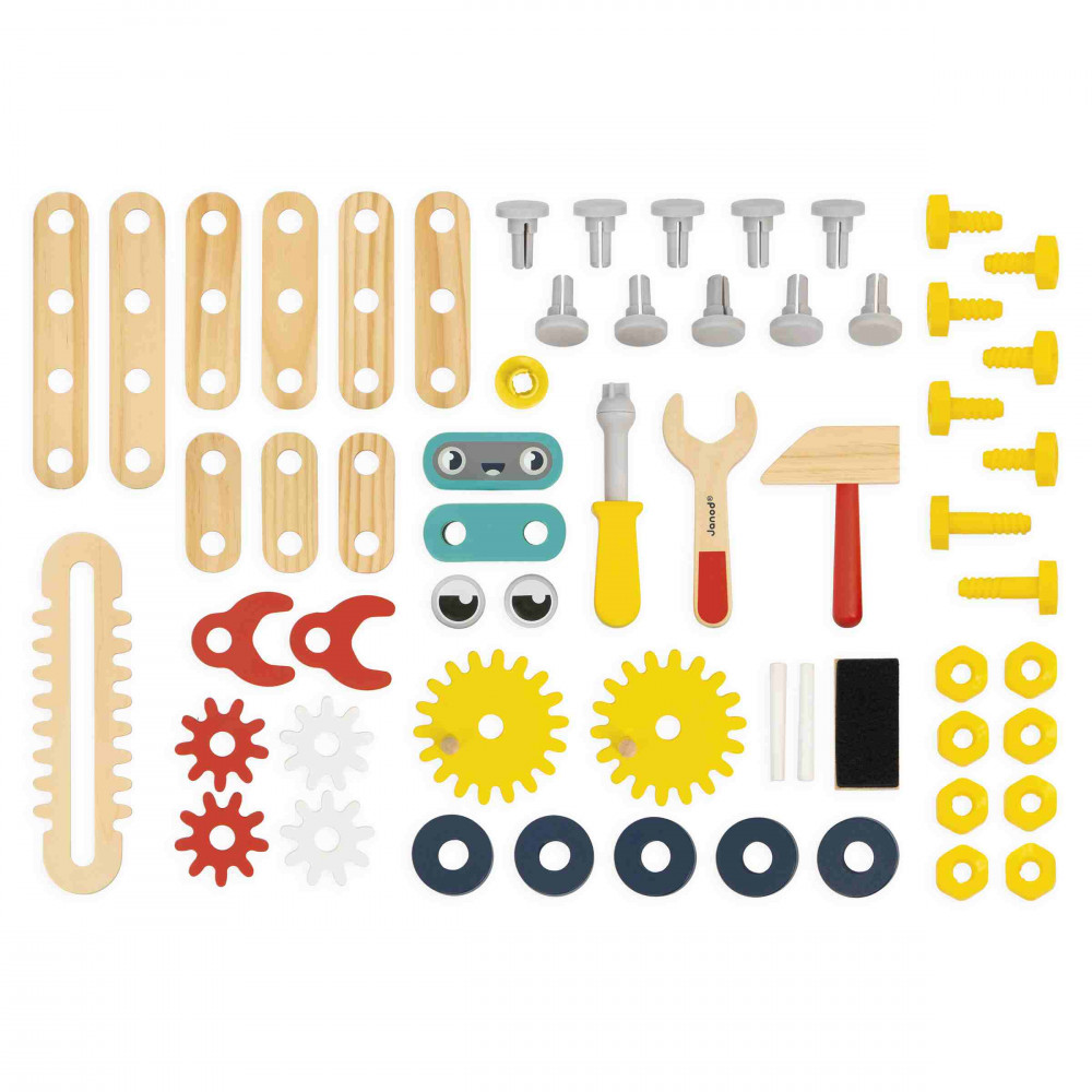 Large Robot Workbench Brico'Kids : Workbenches & tool kits Janod - J06457