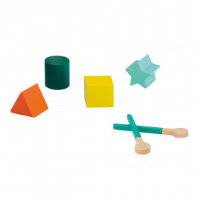 Set de baguettes et formes pour Chariot de Marche Multi-Activités Tropik