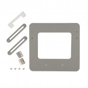 Lot de portes, rails et charnières métal pour Maxi cuisines Macaron & Lagoon