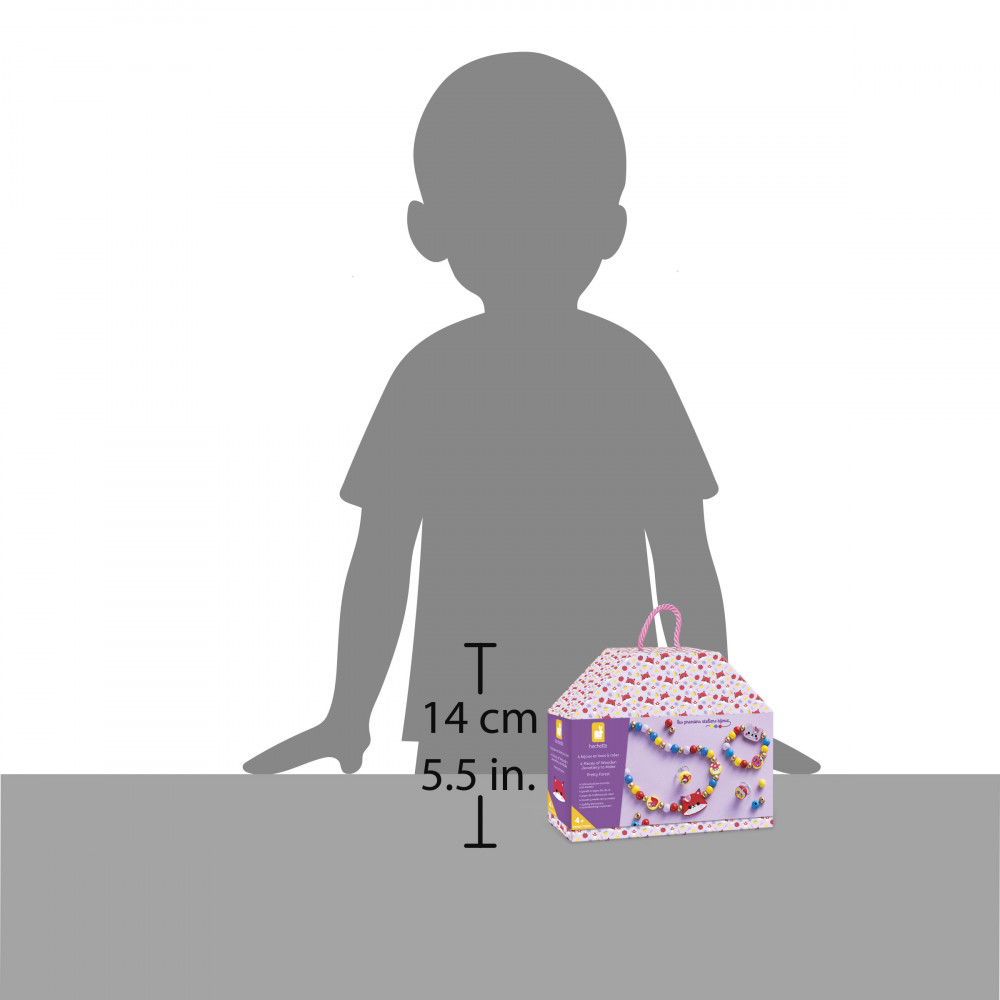 Janod Estuche De Joyas Con Mensajes – Kit De Manualidades Para Crear Broche, Pulseras Y Collar Desde 6 Años