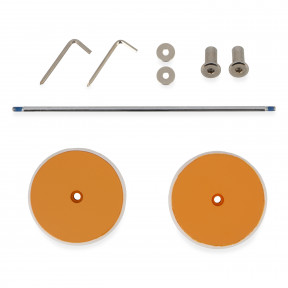 Barbecue wheel screws