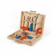 Boite à outils Brico'Kids en bois, mallette bricolage, imitation, 9 accessoires, pour enfant à partir de 3 ans JANOD