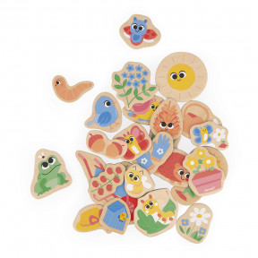 Magnets Jardin 24 pièces