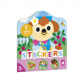 Sticker- und Dekorationsheft Der Garten