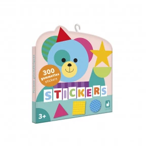 Geometric shapes stickers x300