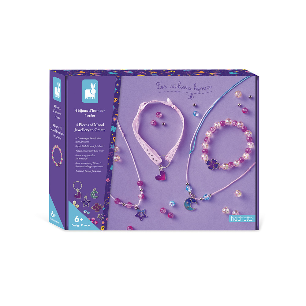 Kit Créatif Janod Lamas Pompoms - Ateliers Du Calme - Activité Enfant 4 Ans+ - Dexterité Et Concentration