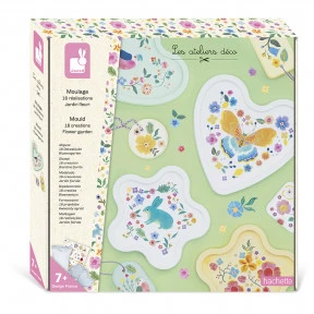 Kit Créatif - 16 Créations en Moulage Jardin Fleuri