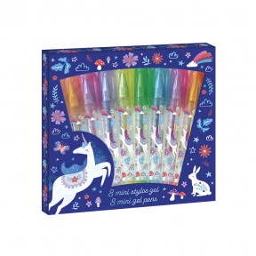 Mini penne gel glitterate Dreamland x8