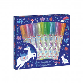 Mini stylos gel pailletés Dreamland x8