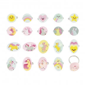 Set of 20 Unicorn Rings
