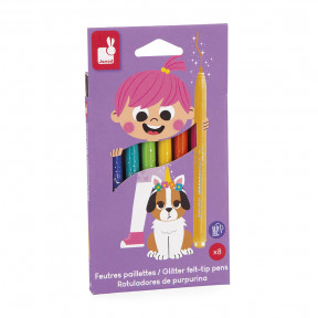 Feutres Pailletés x8