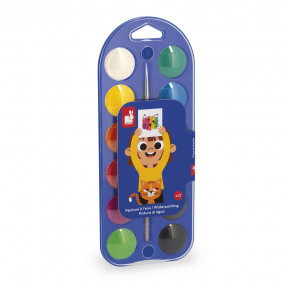 Paleta de pintura al agua