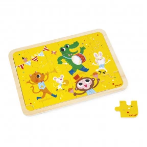 Puzzle en bois C'est la fête 24 pièces