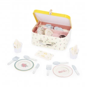 Dinette en valisette Mamie Soleil