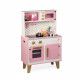 Grande Cuisine Candy Chic en bois sonore et lumineuse rose 6 accessoires enfant à partir de 3 ans