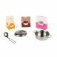 Grande Cuisine Candy Chic en bois sonore et lumineuse rose 6 accessoires enfant à partir de 3 ans