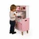 Grande Cuisine Candy Chic en bois sonore et lumineuse rose 6 accessoires enfant à partir de 3 ans