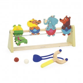 Knock them over game Applepop