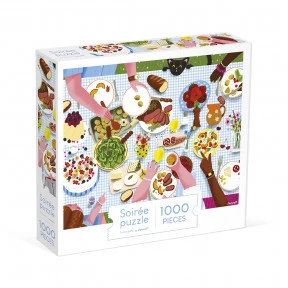 Puzzle Repas De Famille 1000 pièces