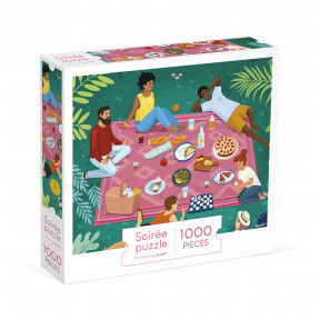 Puzzle Pique-nique Entre Amis 1000 pièces