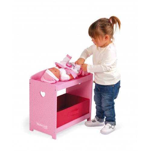 Mademoiselle Puppen Wickelkommode Holz