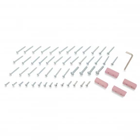 Lot de visserie et charnières en bois pour Grande Cuisine Candy Chic