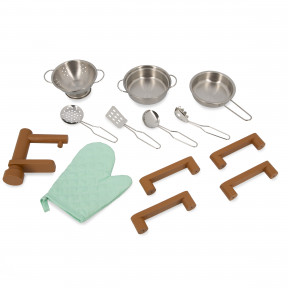 Ustensiles en métal, manique, robinet et poignées pour Cuisine double face Cooker Reverso