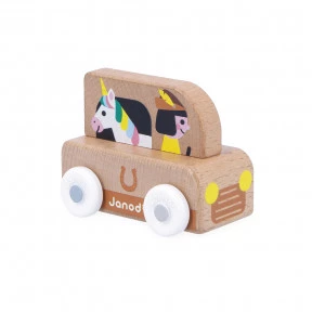 Enchanted Kingdom Wooden Unicorn Van - Cross Roads
