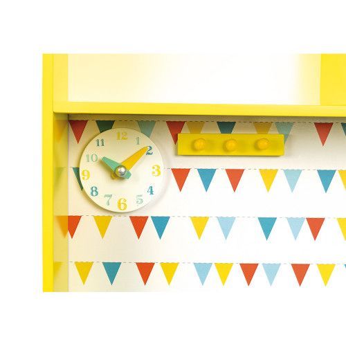 Grande Cuisine Happy Day en bois sonore lumineuse 7 accessoires enfant à partir de 3 ans