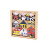 Set de 34 cubes en bois Campagne - Cross Roads