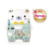 Pure wooden bear busy-board