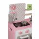 Cuisine Macaron en bois rose blanc 5 accessoires pour enfant à partir de 3 ans