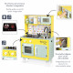 Grande Cuisine Happy Day en bois sonore lumineuse 7 accessoires enfant à partir de 3 ans