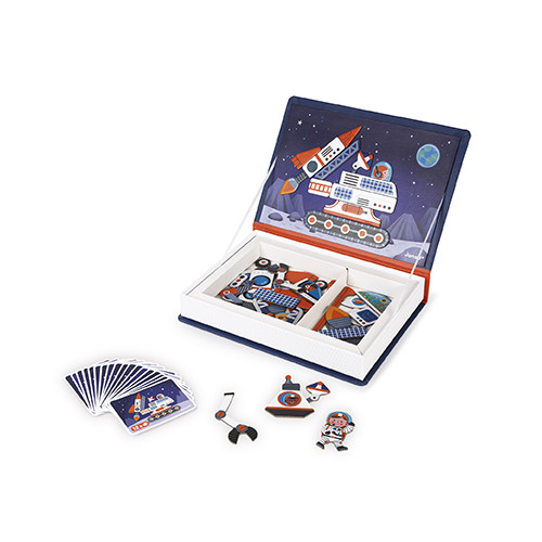 Magnéti'book Cosmos, 52 magnets, magnétique, aimants, espace, planètes, éveil pour enfant dès 3 ans JANOD