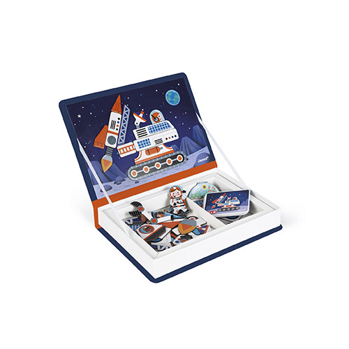 Magnéti'book Cosmos, 52 magnets, magnétique, aimants, espace, planètes, éveil pour enfant dès 3 ans JANOD