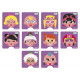 Magnéti'book Crazy Faces fille, 55 magnets, magnétique, personnages, visages, pour enfant à partir de 3 ans JANOD