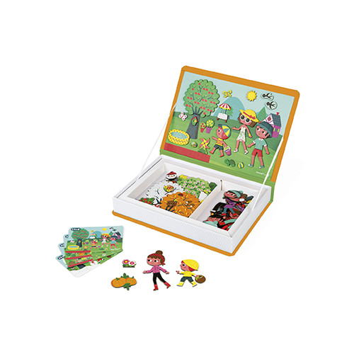 Magnéti'book 4 saisons, 115 magnets, magnétique, éducatif, motricité, pour enfant à partir de 3 and JANOD