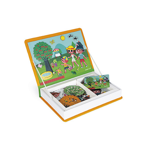 Magnéti'book 4 saisons, 115 magnets, magnétique, éducatif, motricité, pour enfant à partir de 3 and JANOD