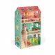 Maison de poupées Happy Day en bois, 12 accessoires, 3 étages, pour enfant à partir de 3 ans JANOD