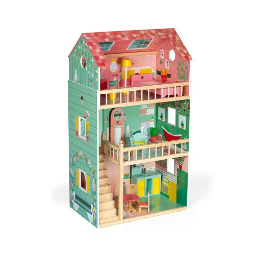 ACCESSOIRE MAISON POUPEE,W149--maison de poupée en bois, 1