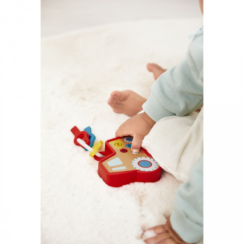 Porte clés tracteur avec clés pop-it pour enfant dès 18 mois, coloré, JANOD