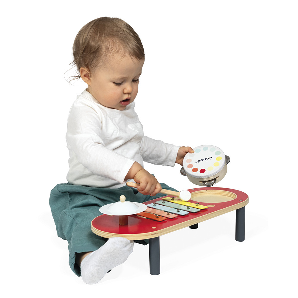 Musical Cubbies Confetti Musical Activity Table : Musical toys Janod - J07681