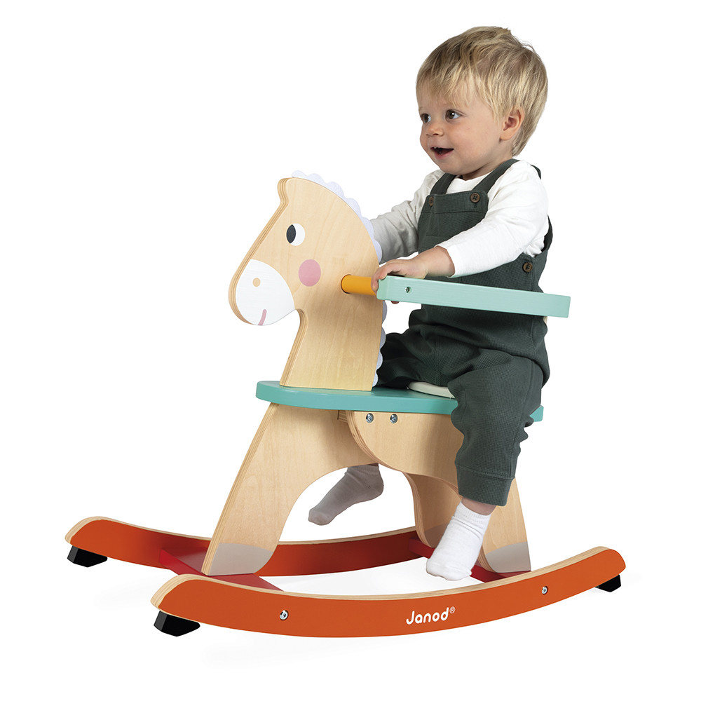 Zigolos Rocking Horse Ogalo (wood) : Rockers, Ride-ons & Walkers Janod ...