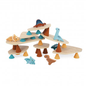 Piks Dino Wooden Balancing Game