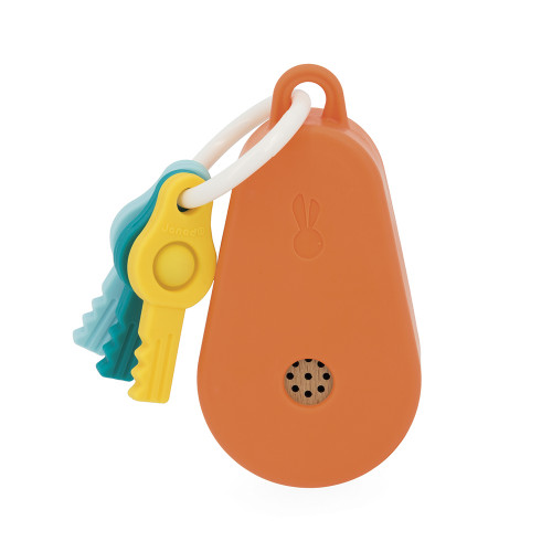 Porte clés sonore pour enfant dès 18 mois, coloré, jouet musical JANOD